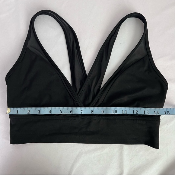 Aerie chill black plunge mesh bralette - Picture 3 of 7
